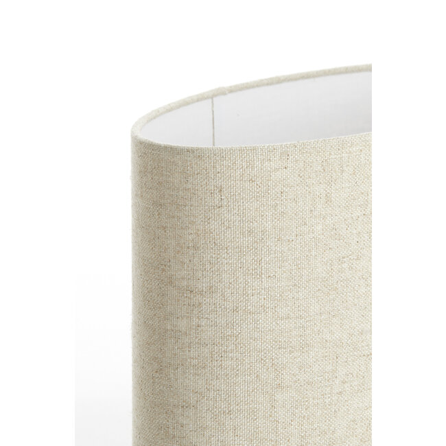 Light en Living Kap ovaal recht smal 45­-21-­32 cm LIVIGNO naturel