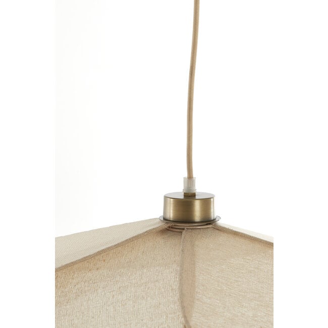 Light en Living Hanglamp Ø79x20 cm FYANO zand