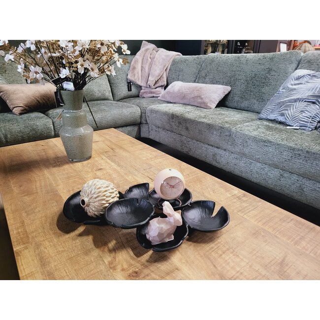 Light en Living Schaal 47x27x6,5 cm BABINE mat zwart