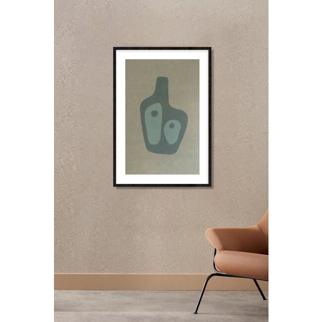 Wandkraft Feel Good 002 - Wandkunst op Forex met houten lijst