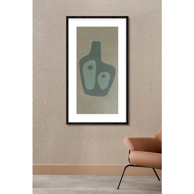 Wandkraft Feel Good 002 - Wandkunst op Forex met houten lijst