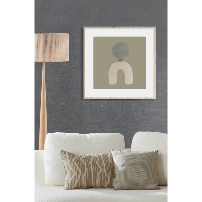 Wandkraft Wandkraft Feel Good 003 Kunstwerk op Forex met Houten Lijst