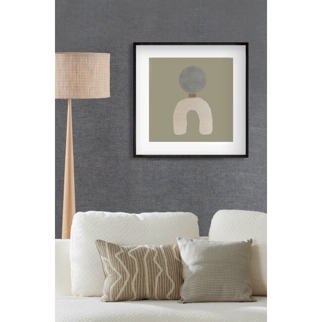 Wandkraft Wandkraft Feel Good 003 Kunstwerk op Forex met Houten Lijst