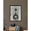 Wandkraft Art Crafts 052 Wanddecoratie op Forex met houten lijst