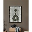 Wandkraft Art Crafts 052 Wanddecoratie op Forex met houten lijst
