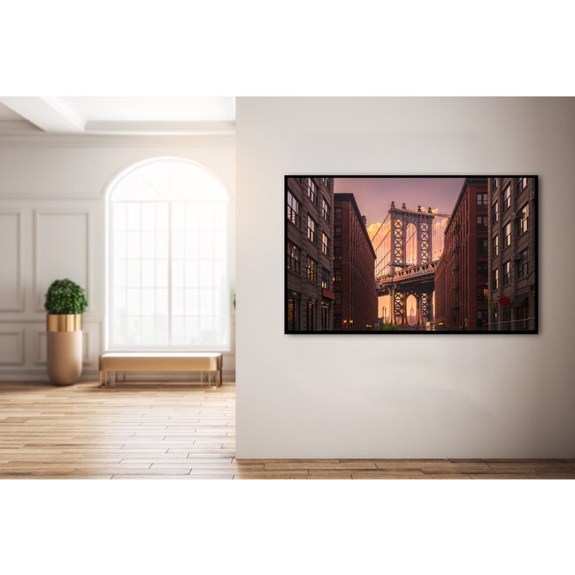 Wandkraft Manhatten Bridge from Brooklyn Street