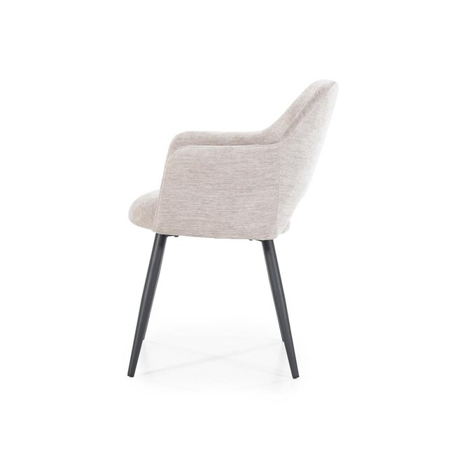 Eleonora Stoel Esmee met armleuning - beige Mellow