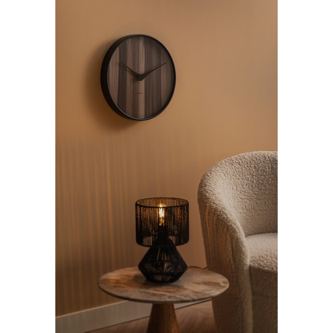 Karlsson Wandklok Wood Melange donker Ø 40 cm