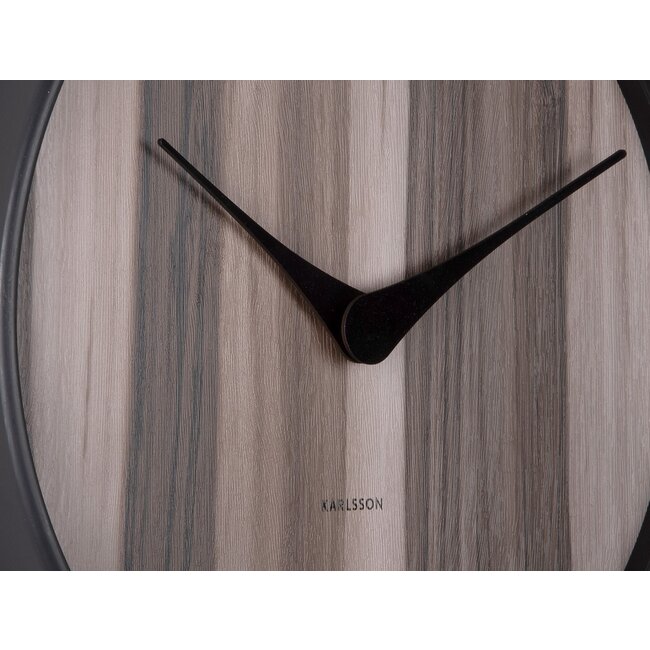 Karlsson Wandklok Wood Melange donker Ø 40 cm