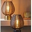 Light en Living Tafellamp Suneko zwart - Ø 35 x 46 cm