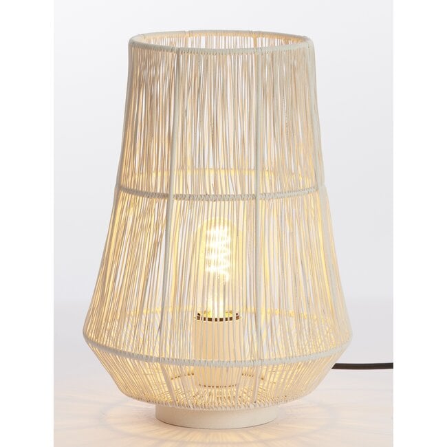 Light en Living Tafellamp Ø24x33 cm BANJAR crème