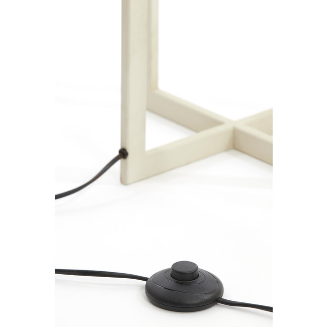 Light en Living Vloerlamp MACE 30x30x140 cm - Crème - Light & Living