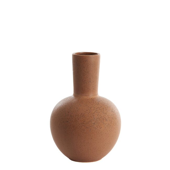 Light en Living Vaas deco Ø28,5x42 cm ULLOA keramiek  mat terra