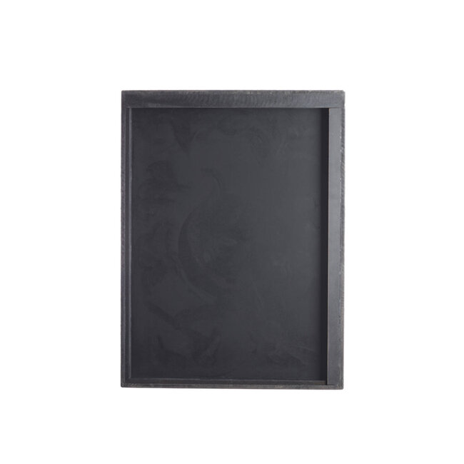 Light en Living Wandornament 80x8x60 cm COLINO  hout mat zwart