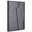 Light en Living Wandornament 80x8x60 cm COLINO  hout mat zwart