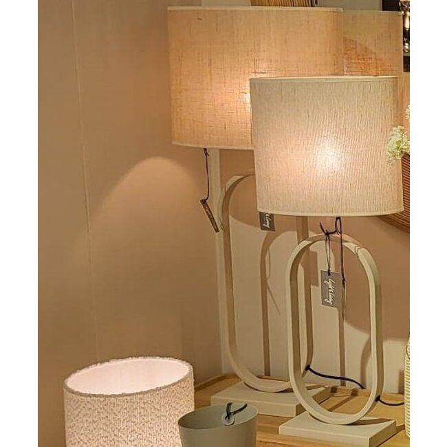 Light en Living Lampvoet 20x13x55 cm JAMIRI crème