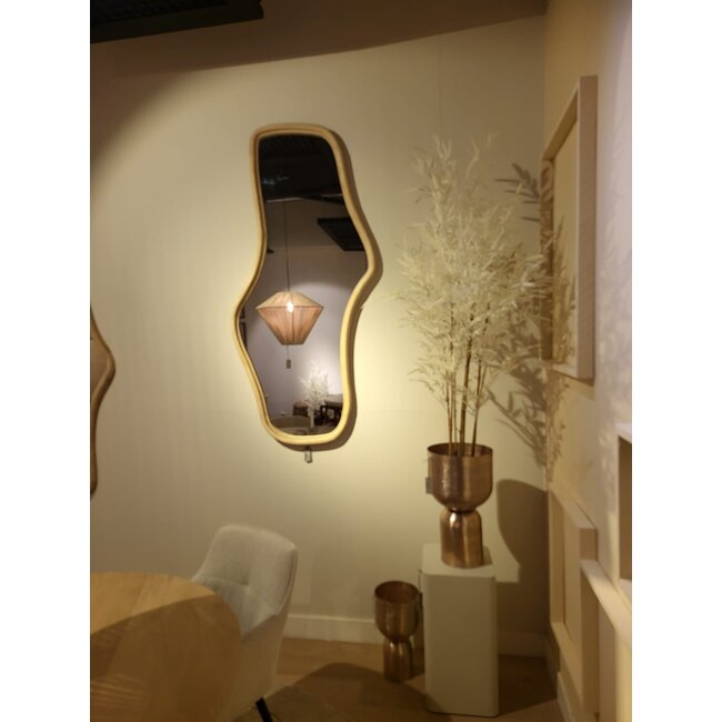 Light en Living Spiegel 62x5x121 cm CELANO hout mat naturel