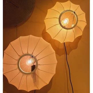 Light en Living Plafonnière Plumalia Zand Ø50x24 cm