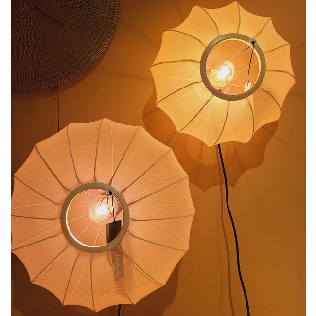 Light en Living Plafonnière Ø50x24 cm PLUMALIA zand