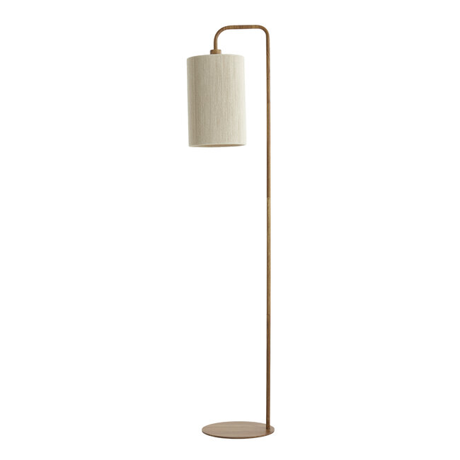 Light en Living Vloerlamp 33,5x28x155 cm DONIO hout print naturel+touw crème