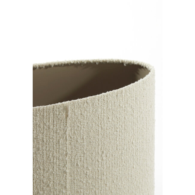 Light en Living Kap ovaal recht smal 58-24-32 cm BOLERO wit