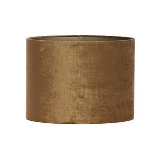 Light en Living Kap ovaal recht smal 38-17,5-19 cm GEMSTONE brons