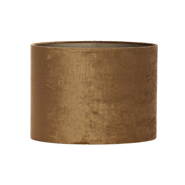Light en Living Kap ovaal recht smal 38-17,5-19 cm GEMSTONE brons