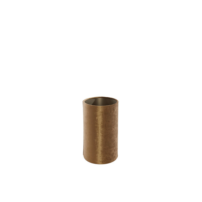 Light en Living Kap ovaal recht smal 38-17,5-19 cm GEMSTONE brons