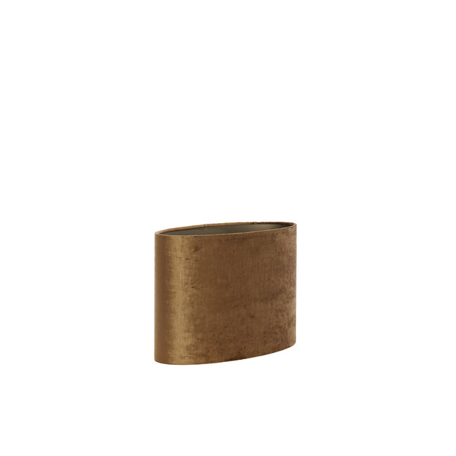 Light en Living Kap ovaal recht smal 38-17,5-19 cm GEMSTONE brons