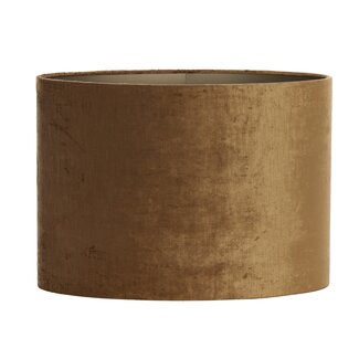 Light en Living Kap ovaal recht smal 45-21-32 cm GEMSTONE brons