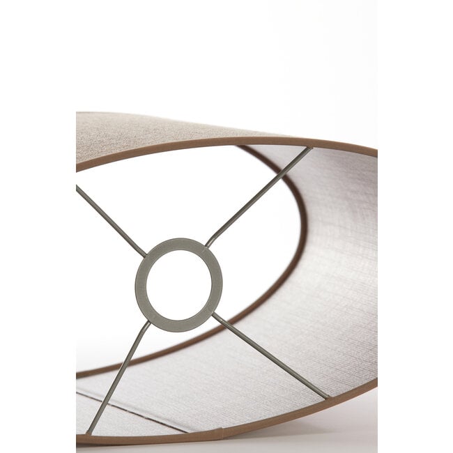 Light en Living Kap ovaal recht smal 58-24-32 cm CADEN beige