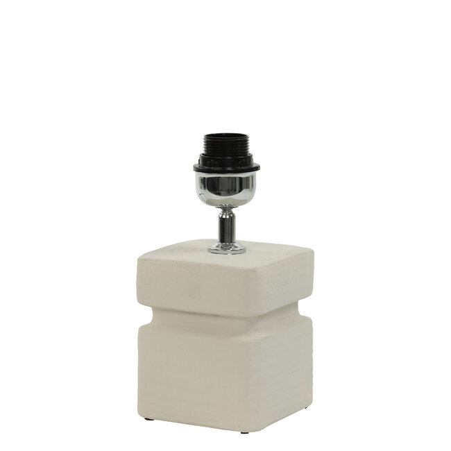 Light en Living Lampvoet 12,5x12,5x24,5 cm AMTA keramiek crème