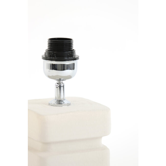 Light en Living Lampvoet 12,5x12,5x24,5 cm AMTA keramiek crème
