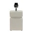 Light en Living Lampvoet 16x16x32 cm AMTA keramiek crème