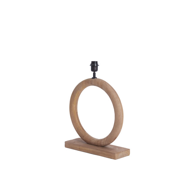 Light en Living Lampvoet 41x13x44 cm NUBIA hout mat naturel