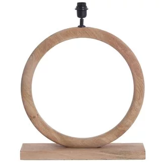 Light en Living Lampvoet 51x13x54 cm NUBIA hout mat naturel