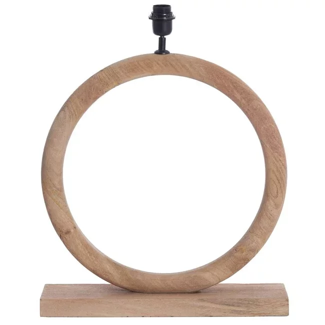 Light en Living Lampvoet 51x13x54 cm NUBIA hout mat naturel