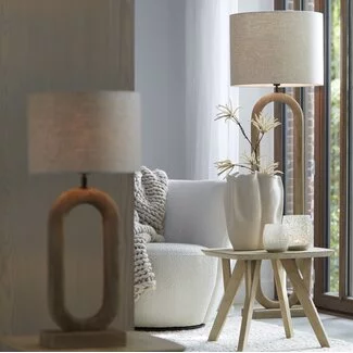 Light en Living Vloerlamp 35x20x119 cm PACECO hout mat naturel