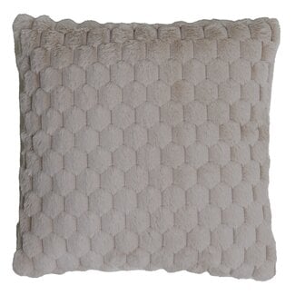 Light en Living Kussen 45x45 cm VIENNE velvet beige
