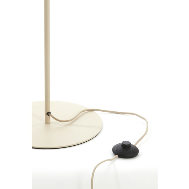 Light en Living Vloerlamp Ø30x165 cm FRINGE naturel+crème