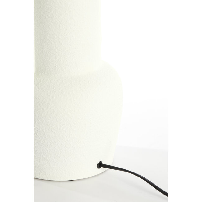 Light en Living Lampvoet Ø19,5x47 cm MATARAM keramiek mat crème