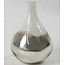 Countryfield Vaas no3 Caryn wit/zilver