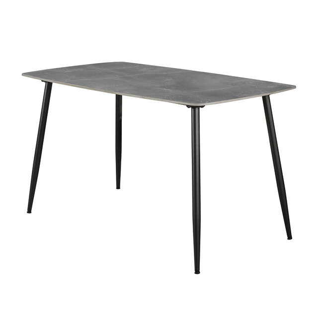 WoonStijl Eetkamertafel 140 Ceramic natural lichtgrijs