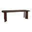 PTMD Eettafel Liber mango bruin gouden poot 200 cm
