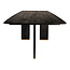 PTMD Eettafel Liber mango zwart gouden poot 200 cm