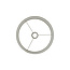 Light en Living Lampenkap cilinder 30-30-21 cm BRESKA parel wit