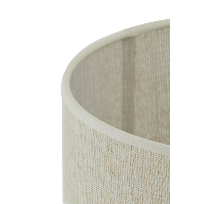 Light en Living Lampenkap cilinder 30-30-21 cm BRESKA parel wit