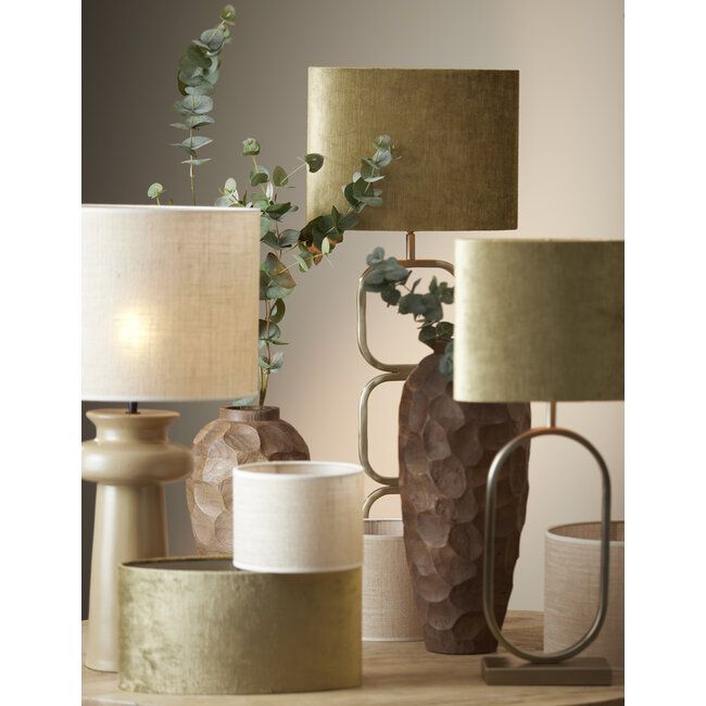 Light en Living Lampenkap cilinder 25-25-18 cm SENDAI zand