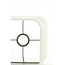 Light en Living Lampenkap vierkant rond hoog 25-25-30 cm BRESKA parel wit