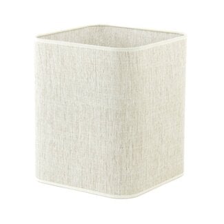 Light en Living Lampenkap vierkant rond hoog 25-25-30 cm BRESKA parel wit